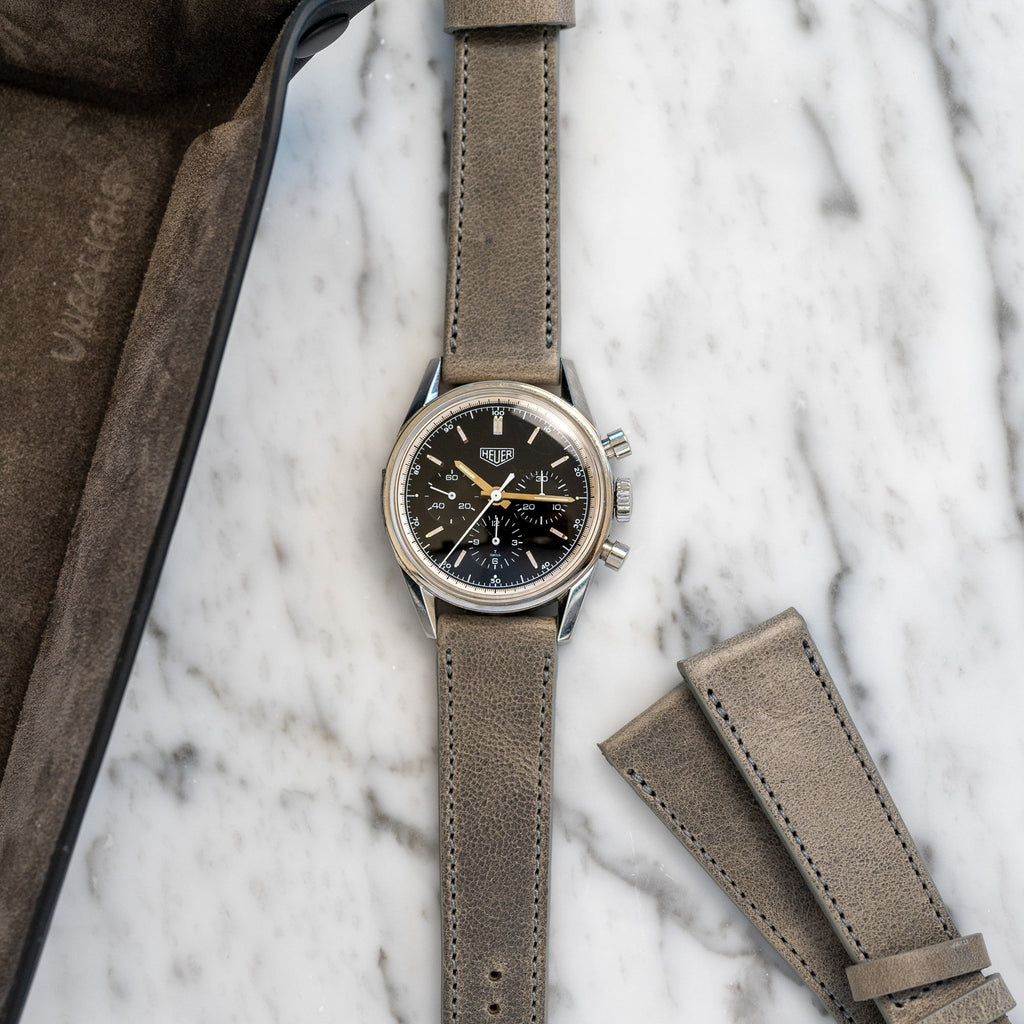 Matte Calfskin - Stone Grey