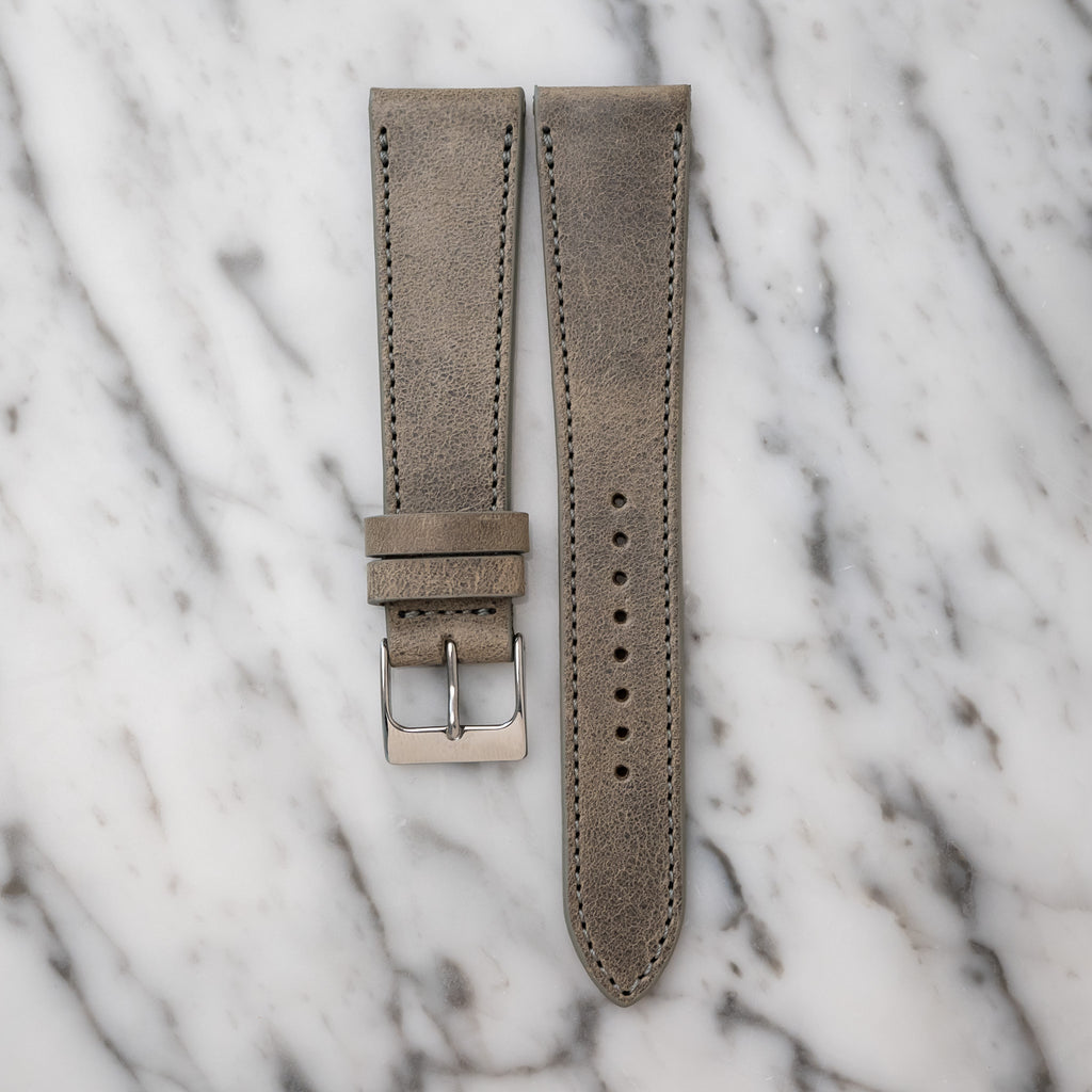 Matte Calfskin - Stone Grey