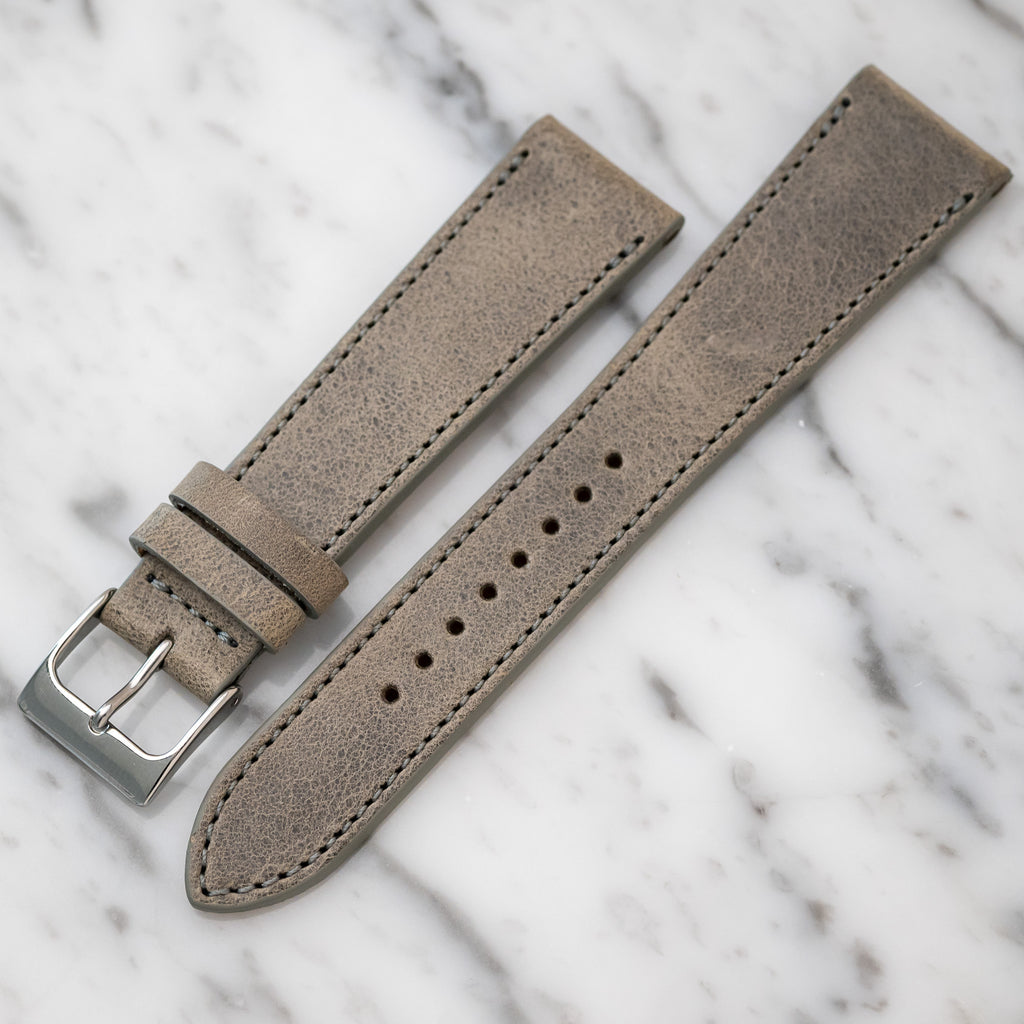 Matte Calfskin - Stone Grey