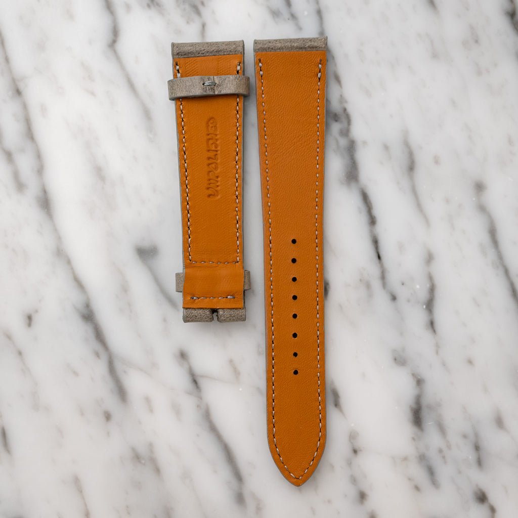 Matte Calfskin - Stone Grey