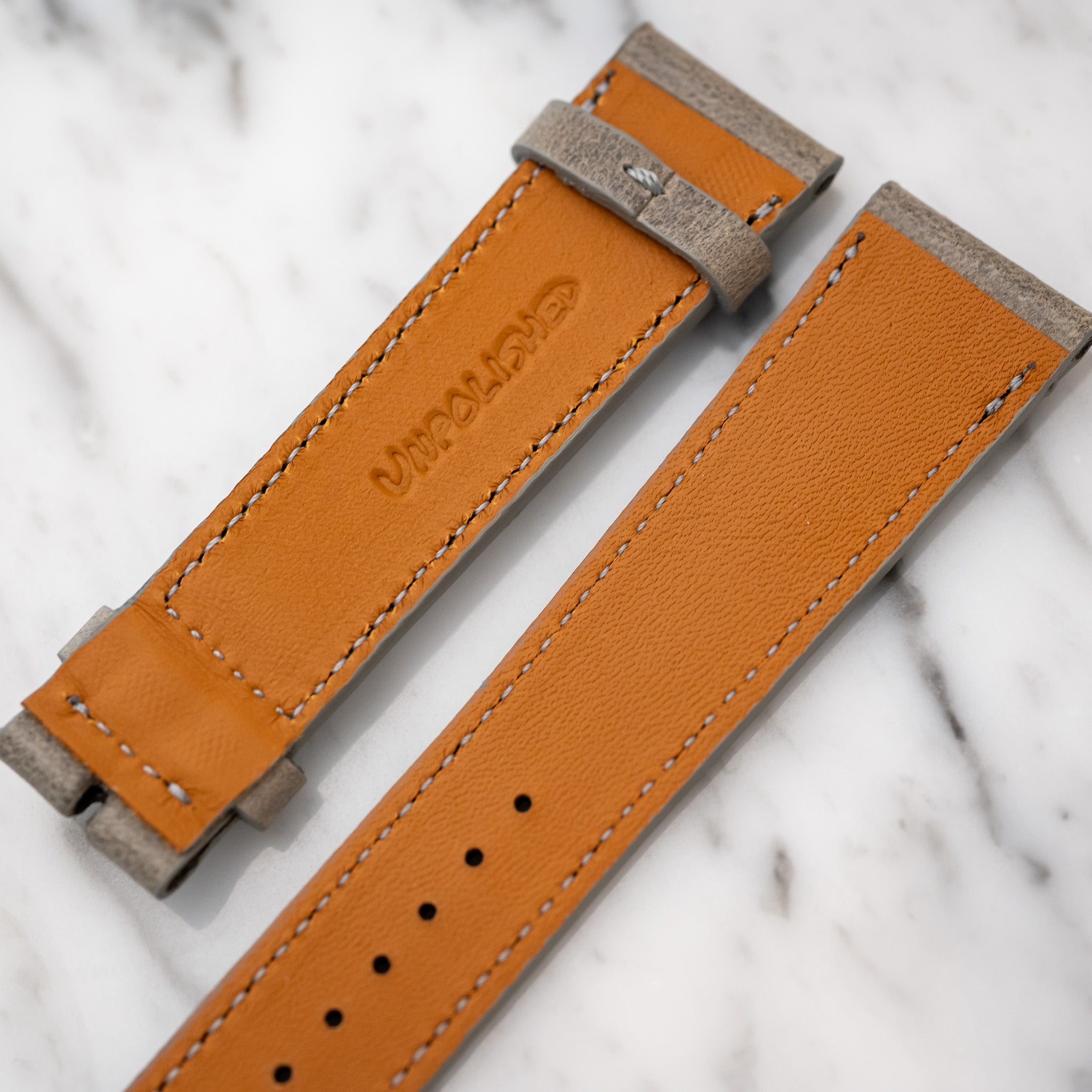 Matte Calfskin - Stone Grey